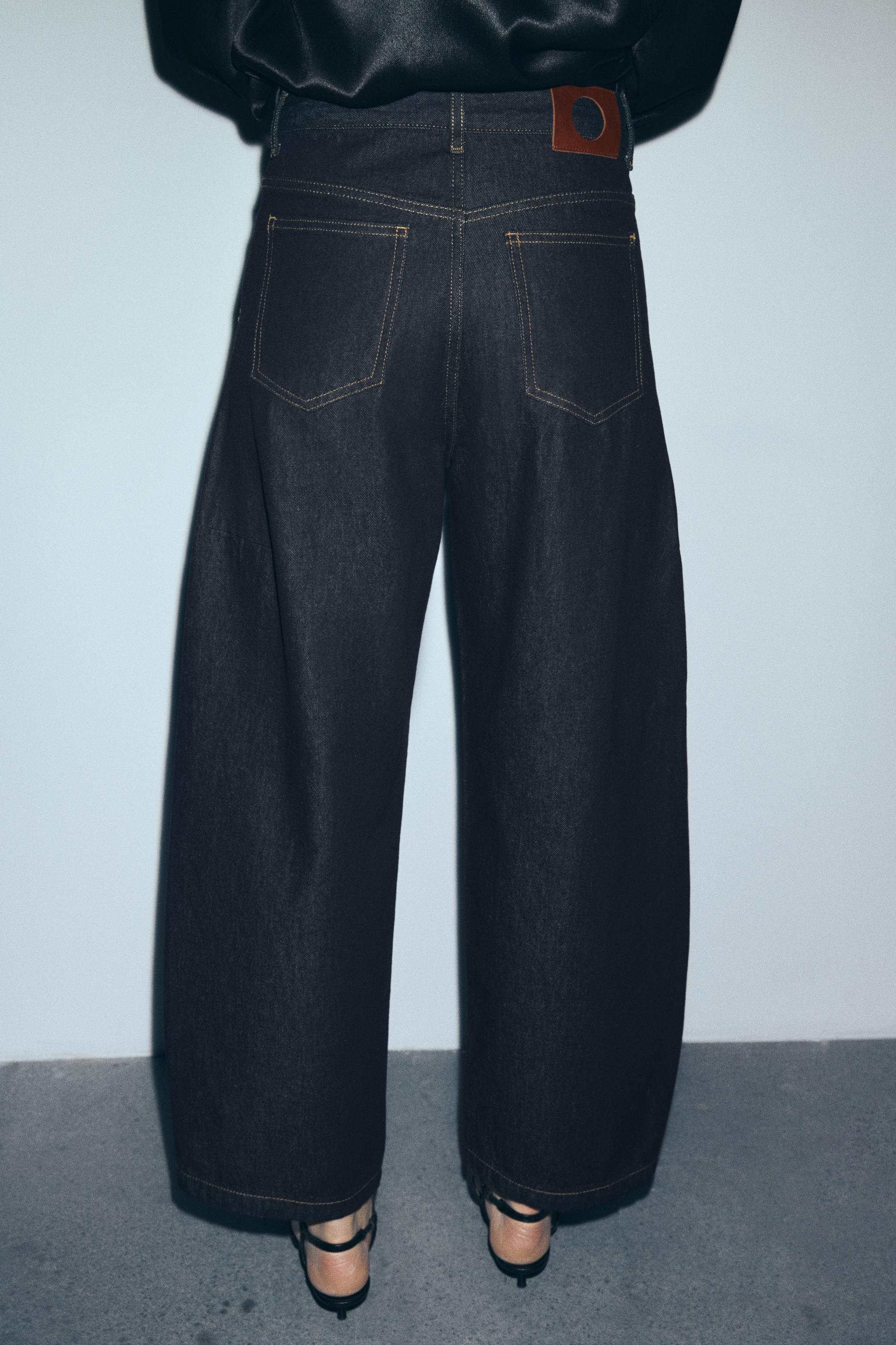 JEAN ZW COLLECTION BALLOON LONGUEUR CHEVILLE TAILLE NORMALE